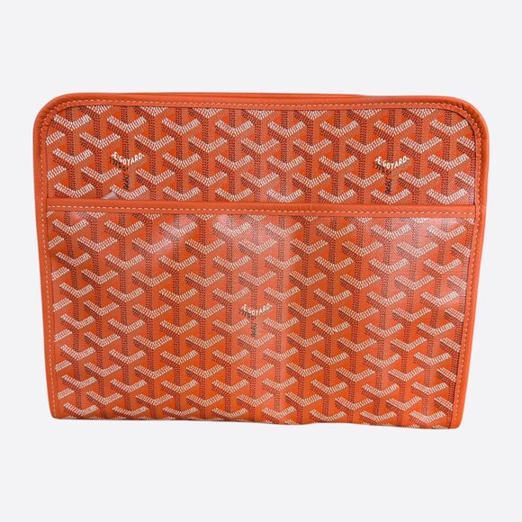 Goyard Orange Jouvence GM Toiletry Bag - Picture 1 of 6